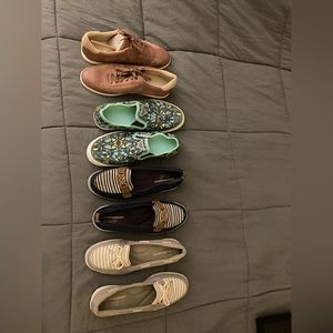 Four pairs of women’s shoes